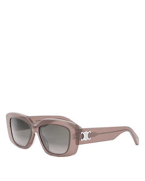 celine triomphe geometric sunglasses 55mm